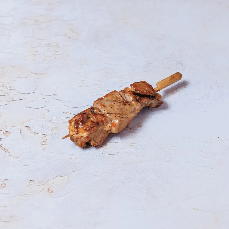 Мини шашлычки из свиной шейки